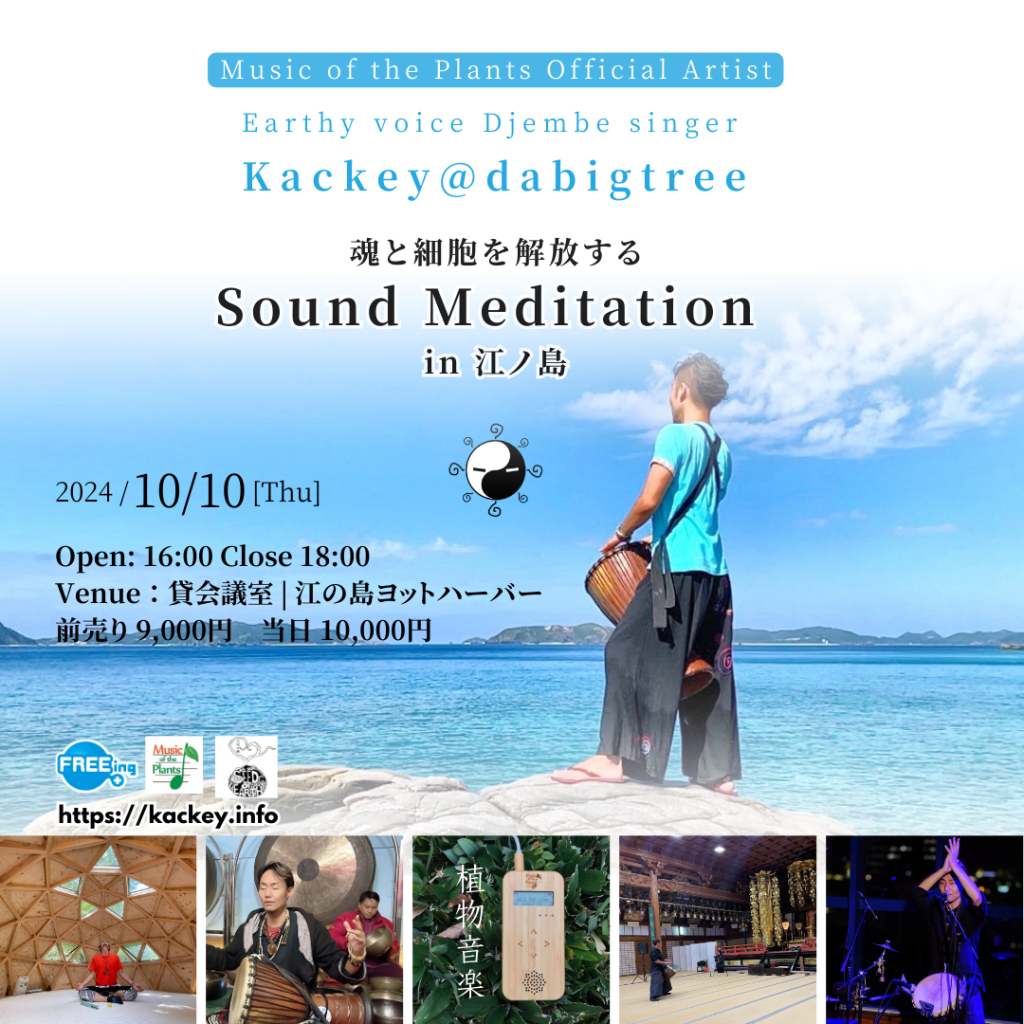 2024/10/10 魂と細胞を解放するSound Meditation in 江ノ島