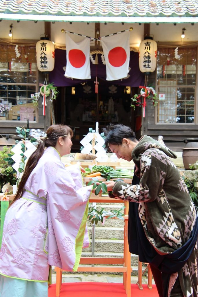 Sacred offering ritual